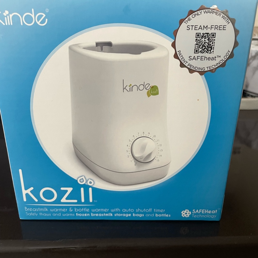 Brand new in box kiinde kozii bottle warmer.